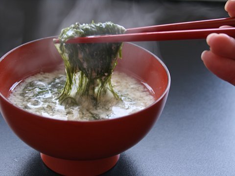 生かじめの味噌汁